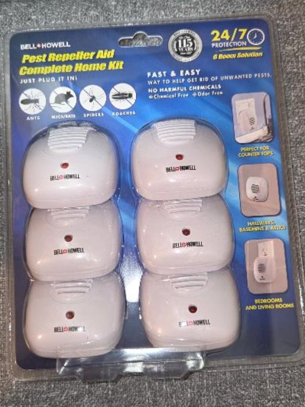 Bell + Howell Pest Repeller Aid Complete Home Kit